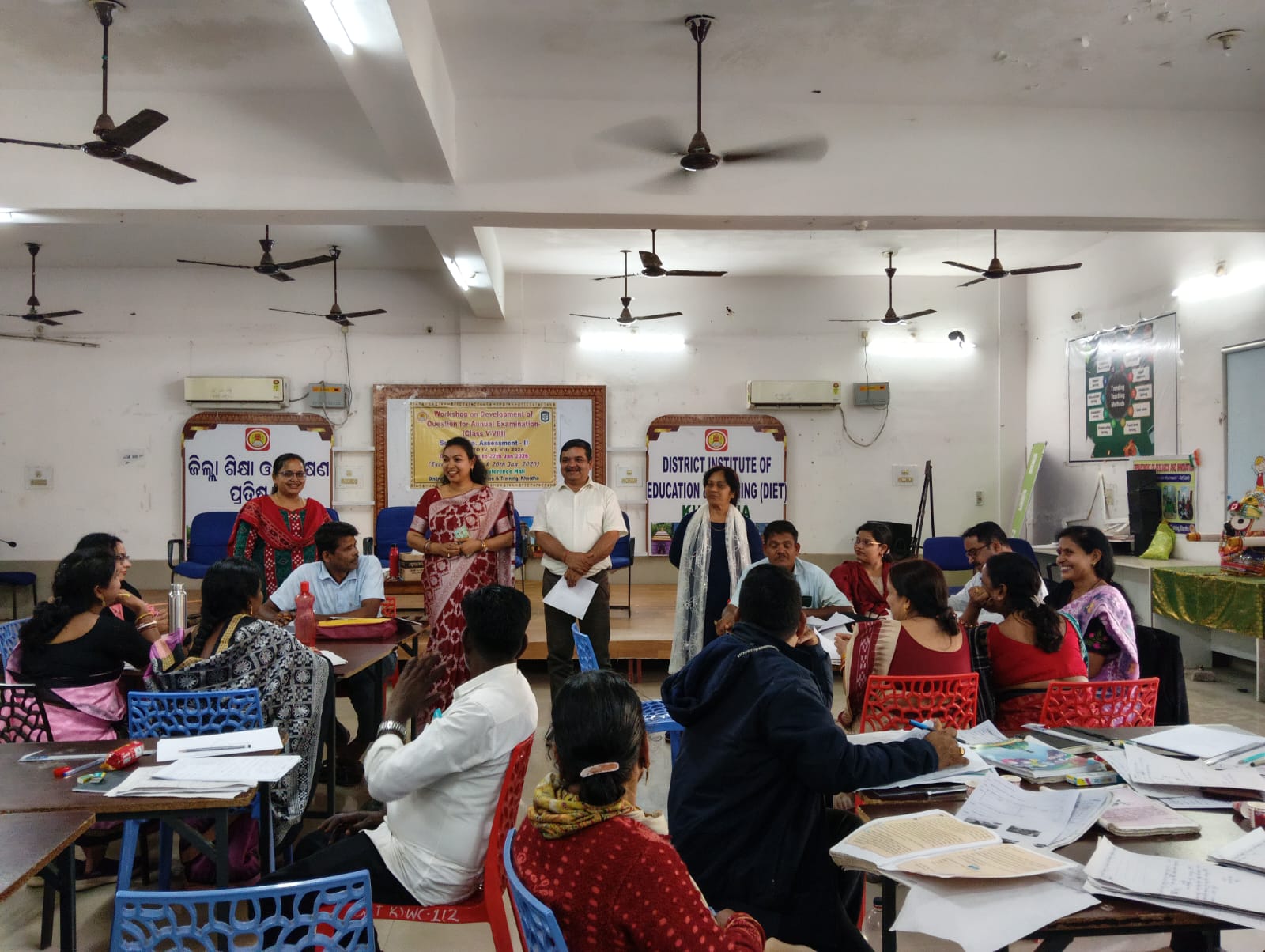 Workshop for development of Question cum Answer sheet
